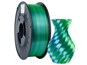Filament 3DPower PLA SILK Dual Color 1.75mm Niebieski & Zielony 1kg