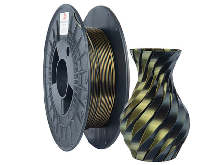 Filament 3DPower PLA SILK Dual Color 1.75mm Złoty&Czarny 0.3kg