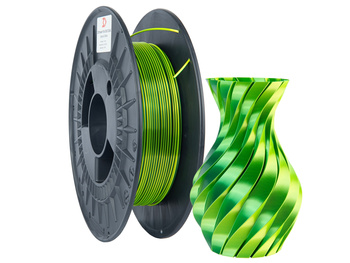 Filament 3DPower PLA SILK Dual Color 1.75mm Zielony&Żółty 0.3kg