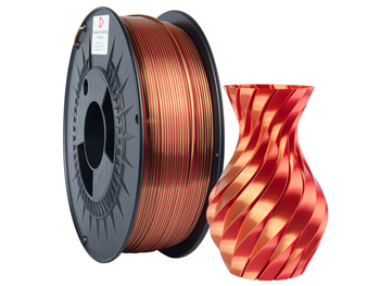 Filament 3DPower PLA SILK Dual Color 1.75mm Czerwony & Złoty 1kg