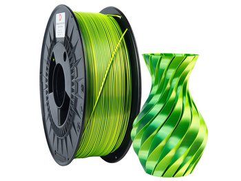 Filament 3DPower PLA SILK Dual Color 1.75mm Zielony & Żółty 1kg