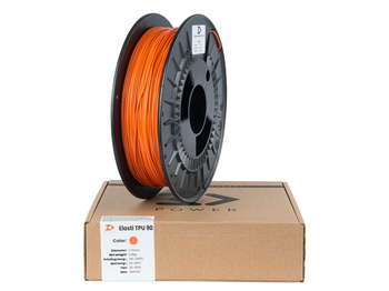 Filament 3DPower Elasti TPU 90A 1.75mm Pomarańczowy 0.5kg